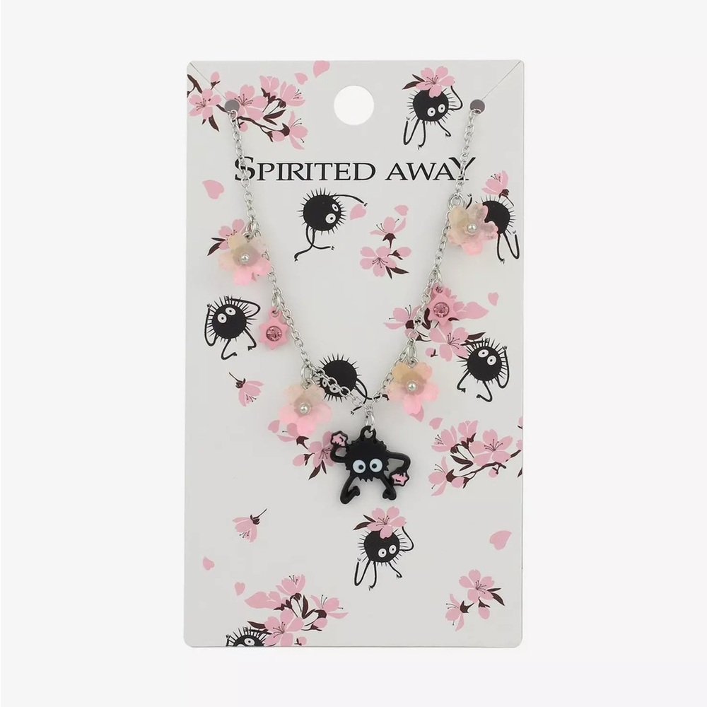 Studio Ghibli Spirited‎ Away Soot Sprite Sakura Charm Necklace Hot Topic